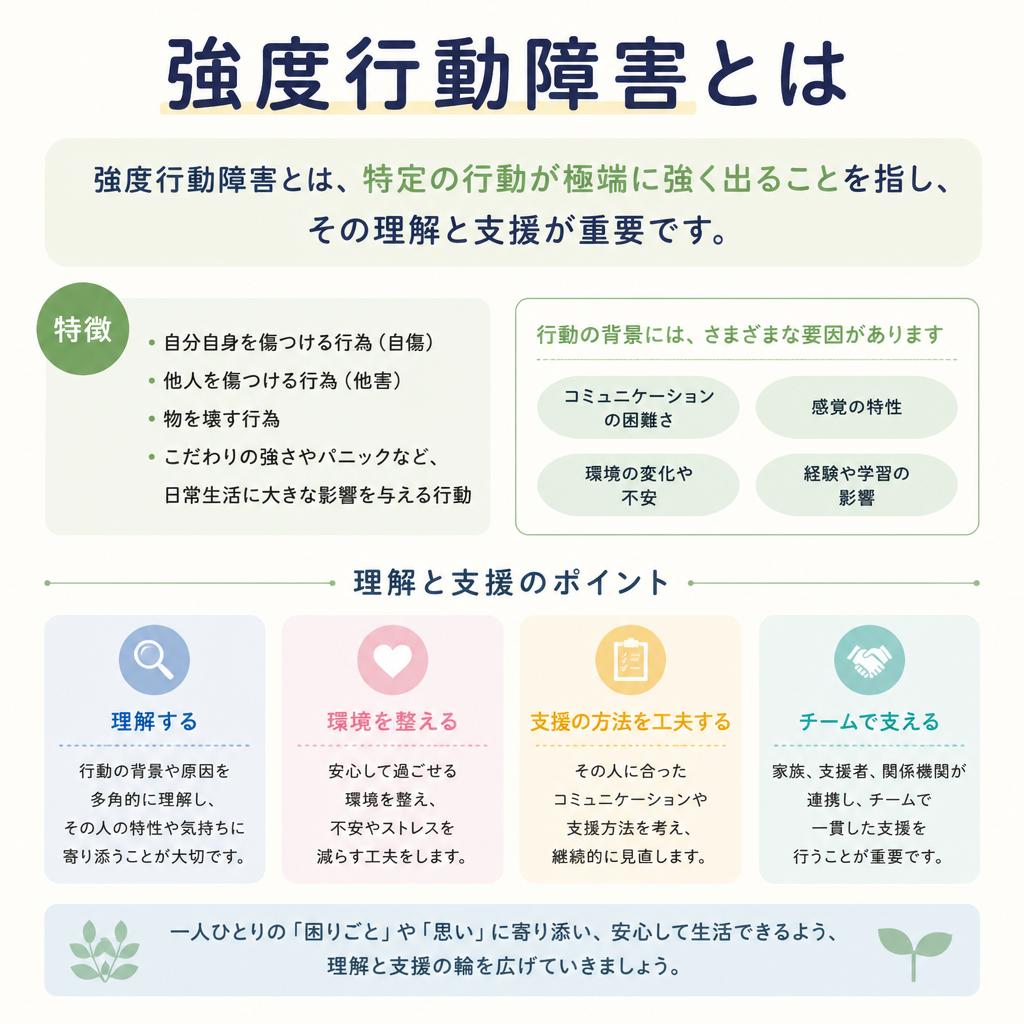 強度行動障害とその特性